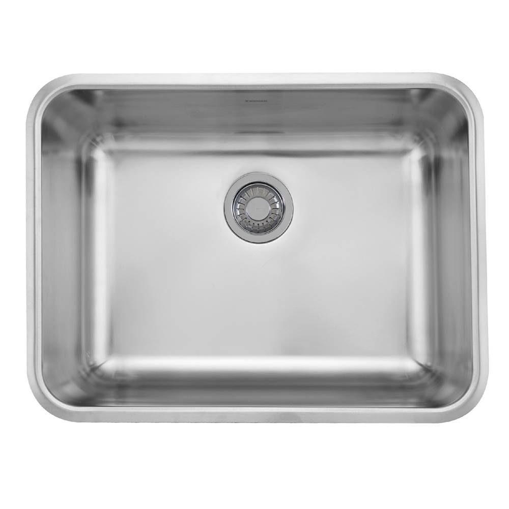 Franke Residential Canada Grande 24.75-in. x 18.7-in. 18 Gauge Stainless Steel Undermount Single Bowl Kitchen Sink - GDX11023-CA