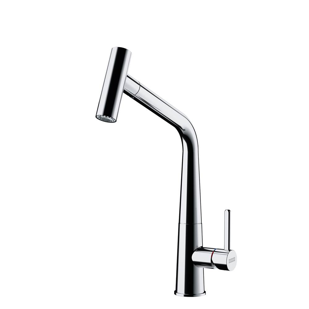 Franke Residential Canada Icon 14-in Single Handle Pull-Out Kitchen Faucet in Polished Chrome, ICN-PO-CHR