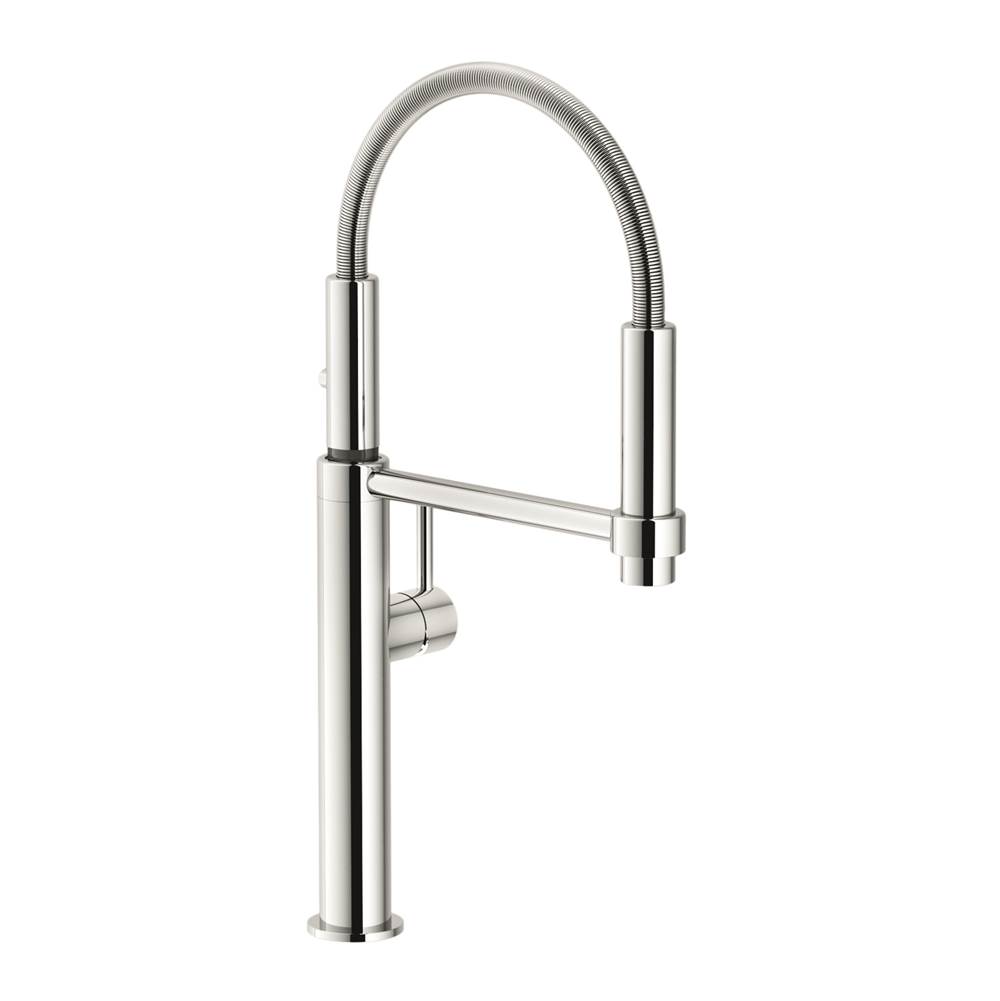 Franke Residential Canada Pescara 18-inch Single Handle Semi-Pro Kitchen Faucet in Polished Chrome, PES-360-CHR