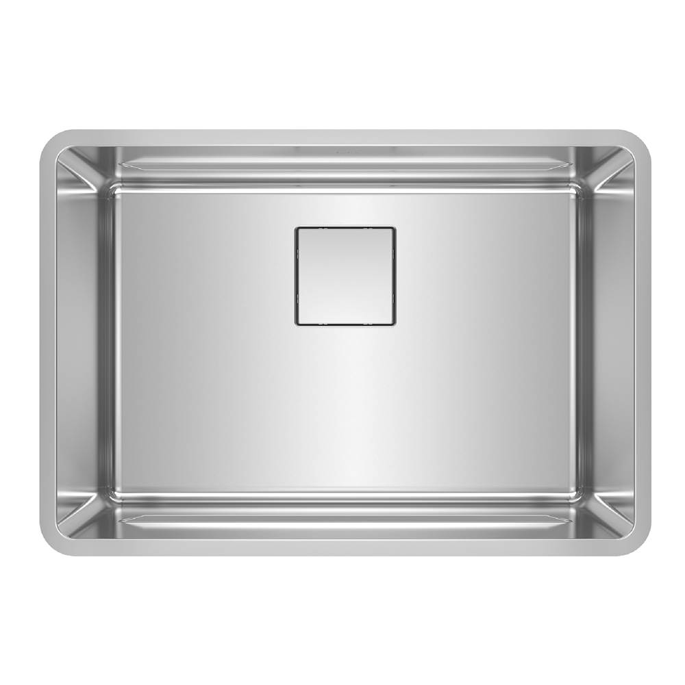 Franke Residential Canada Pescara 26.5-in. x 18.5-in. 18 Gauge Stainless Steel Undermount Single Bowl Kitchen Sink - PTX110-25-CA