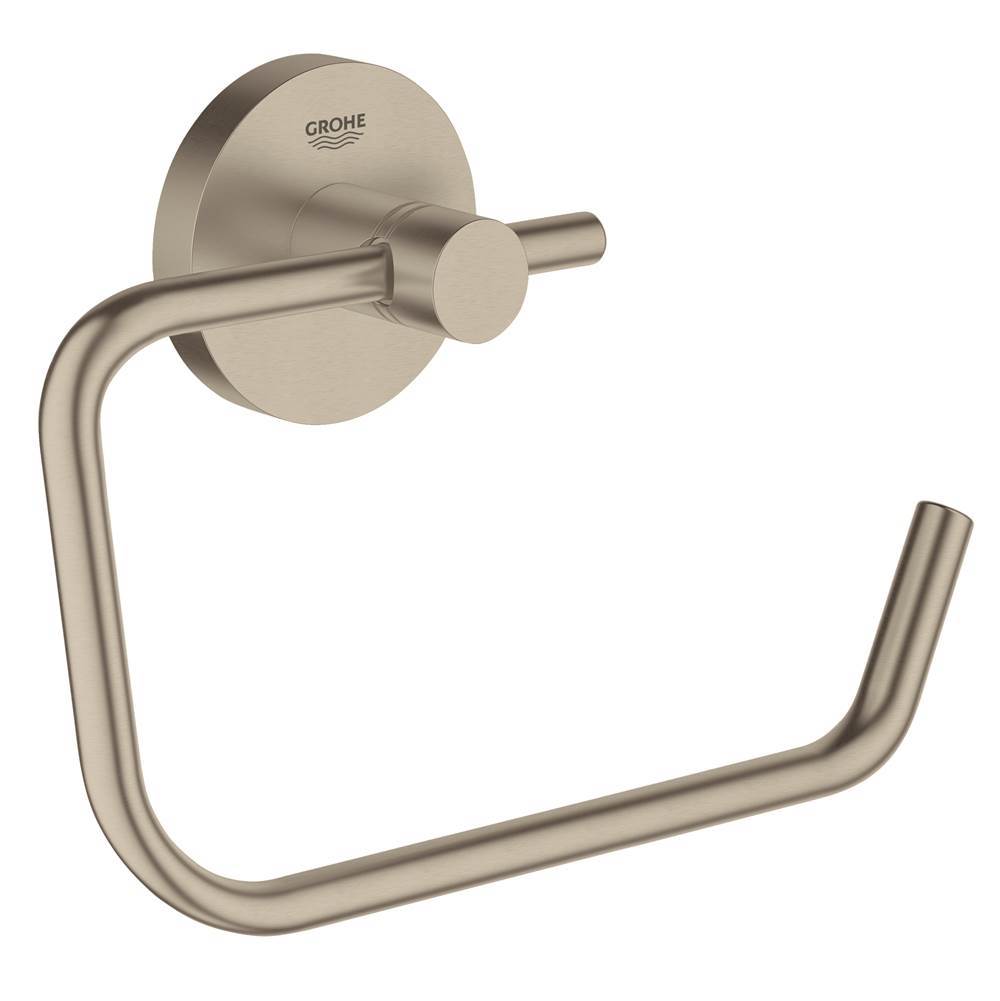 Grohe Canada Essentials Toilet Paper Holder without Cover, brushed nickel