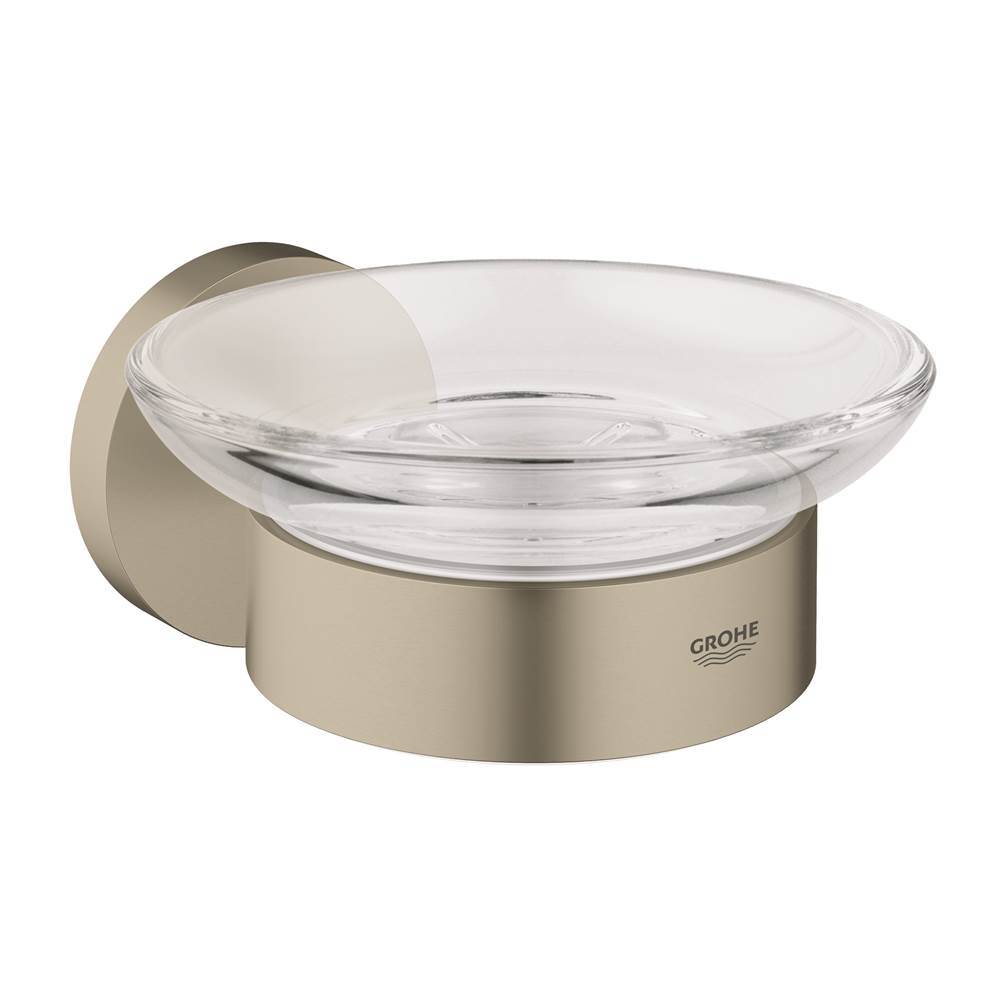 Grohe Canada Essentials Soap Dish with Holder, brushed nickel