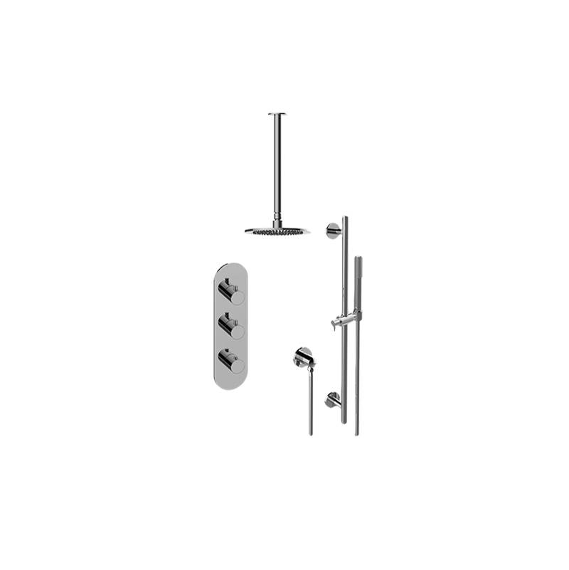Graff M-Series Thermostatic Shower System Shower with Handshower (Trim Only)