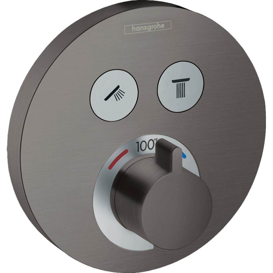Hansgrohe Canada Hg Showerselect E Thermostatic Trim 2 Function, Round