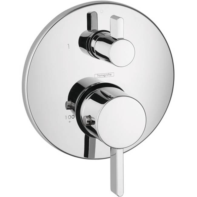Hansgrohe Canada S Thermostat With Volume      Control & Diverter Trim