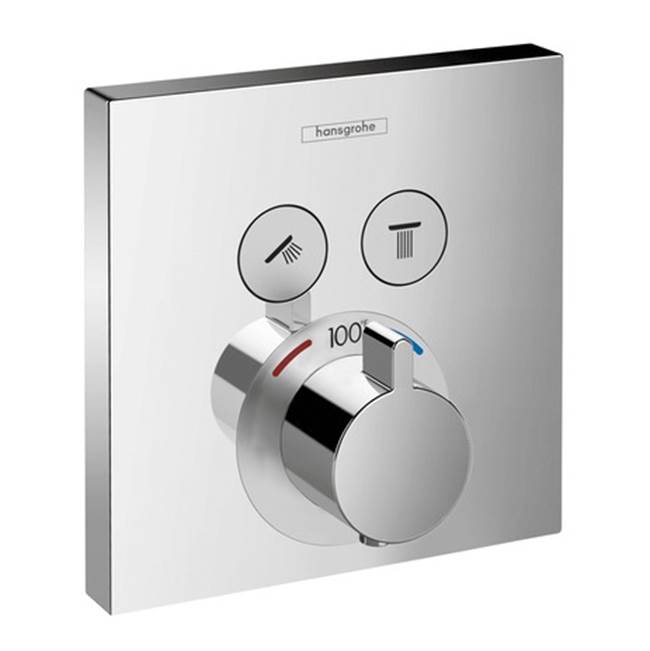 Hansgrohe Canada Hg Showerselect E Thermostatic Trim 2 Function, Square