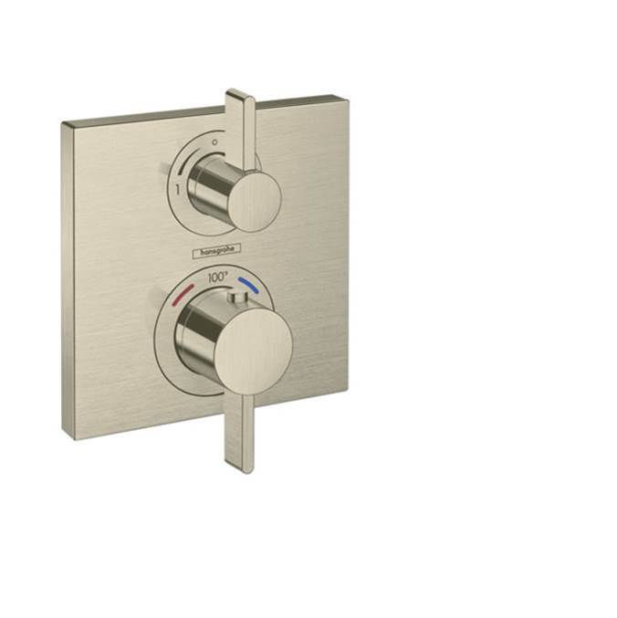 Hansgrohe Canada Square Thermostatic Trim With Volume Control And Diverter