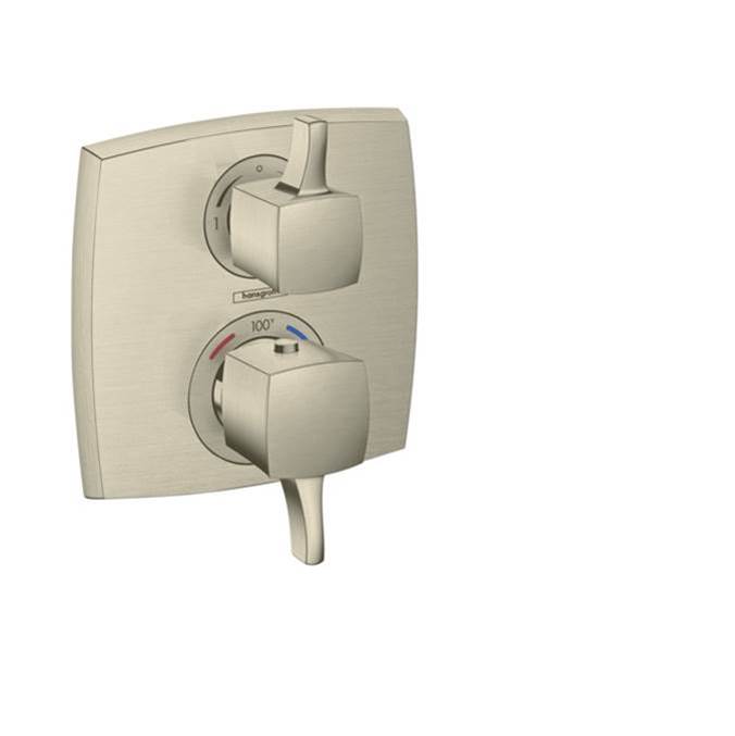 Hansgrohe Canada Classic Square Thermostatic Trim With Volume Control And Div