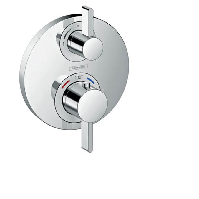 Hansgrohe Canada Round Thermostatic Trim With Volume Control And Diverter