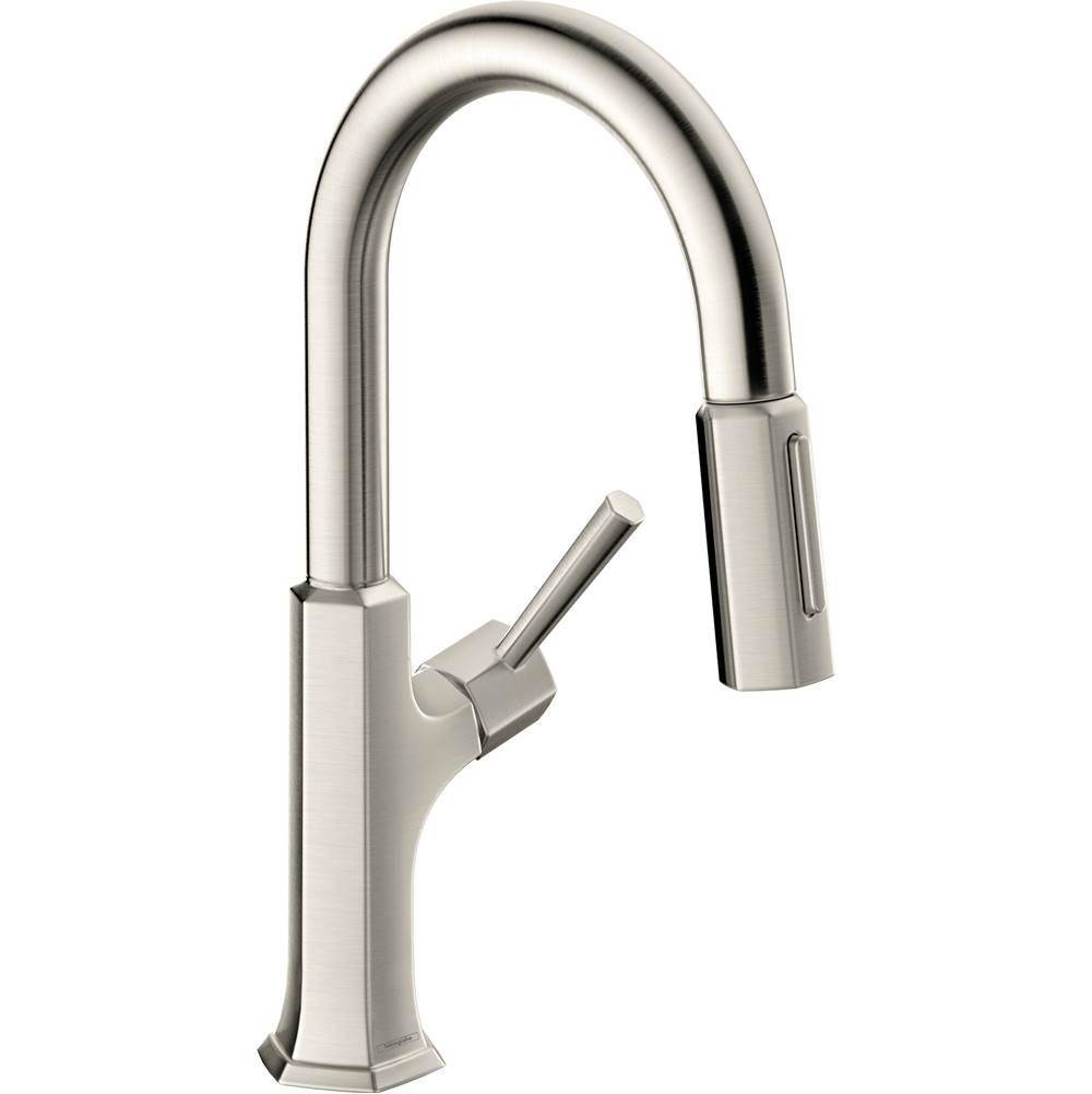 Hansgrohe Canada Prep Kitchen Faucet, 2-Spray Pull-Down, 1.75 Gpm In Steel Op