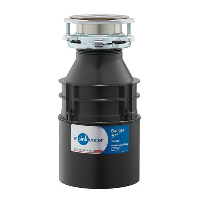 Insinkerator Canada Badger 5XP - 3/4 HP  Food Waste Disposer - Continuous Feed 79326B-ISE