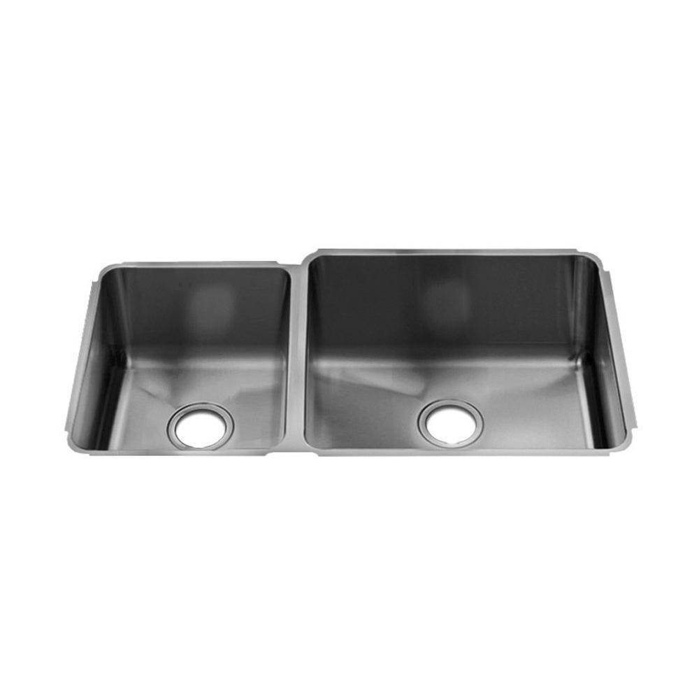 Home Refinements by Julien Classic sink undermount, double L12X16X8 R21X18X10