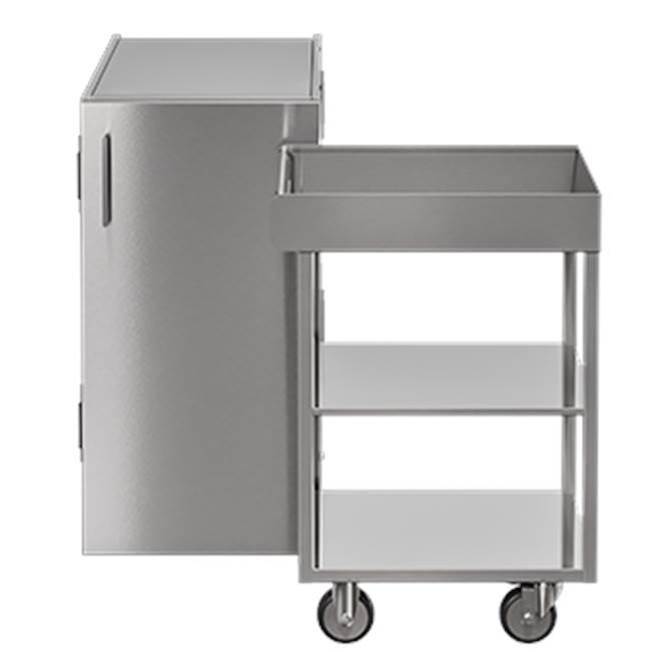 Home Refinements by Julien PURE Storage Cart Cabinet 18'' 1Door Hinge Right