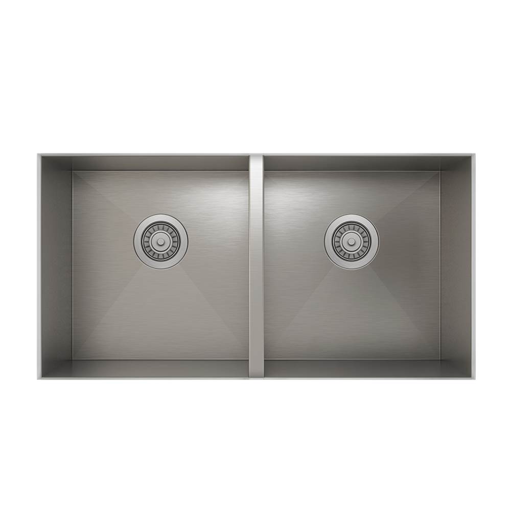 Prochef by Julien ProInox H0 collection undermount sink with double bowl