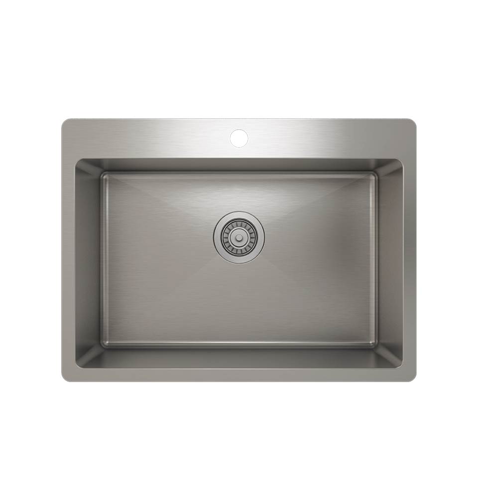 Prochef by Julien ProInox H75 collection topmount sink with single bowl