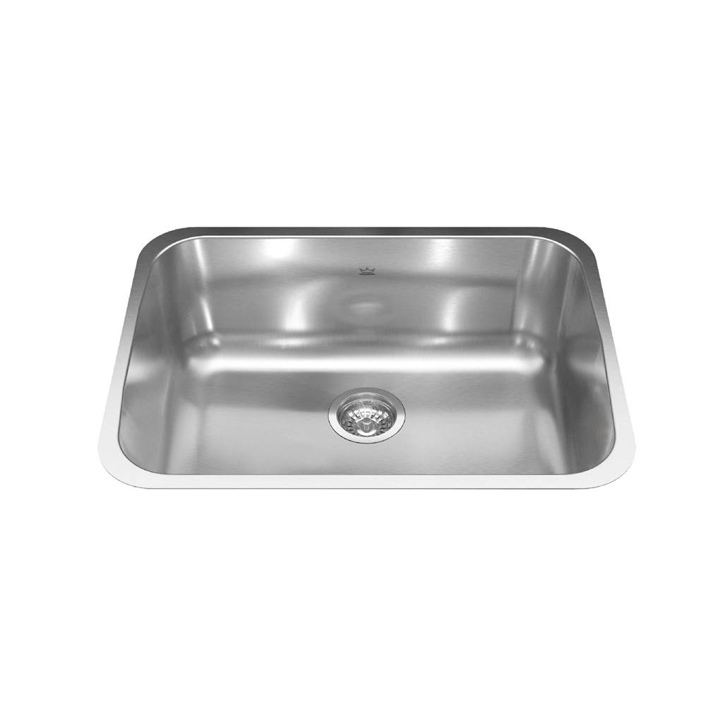 Kindred Canada Reginox 24.75-in LR x 18.75-in FB Undermount Single Bowl Stainless Steel Kitchen Sink