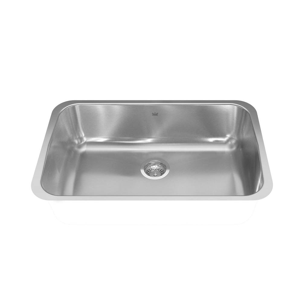 Kindred Canada Reginox 29.75-in LR x 18.75-in FB Undermount Single Bowl Stainless Steel Kitchen Sink