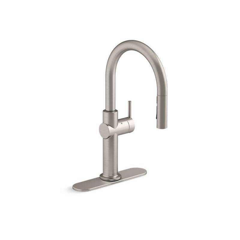 Kohler Crue® Touchless pull-down kitchen sink faucet with three-function sprayhead