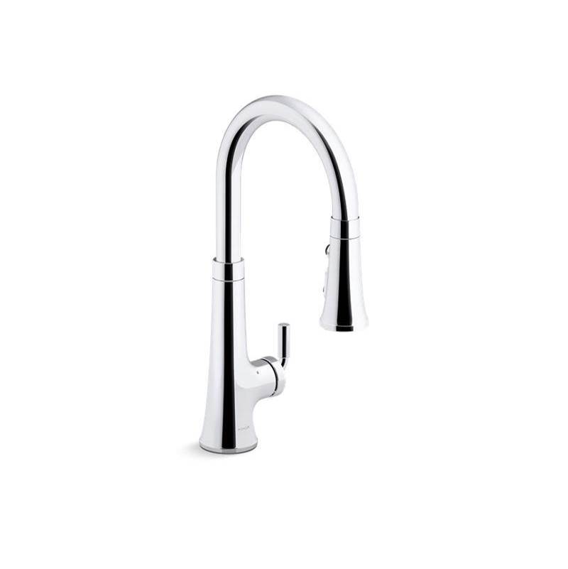 Kohler Tone® Touchless pull-down kitchen sink faucet with three-function sprayhead