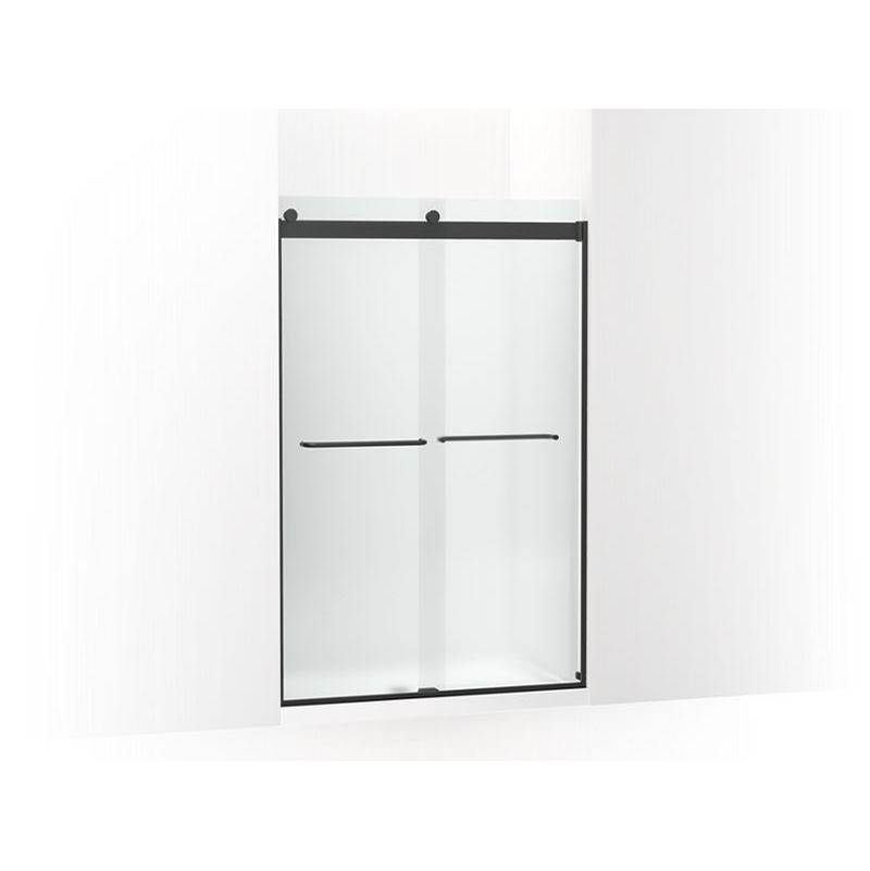 Kohler Levity® Sliding shower door, 74'' H x 44-5/8 - 47-5/8'' W, with 1/4'' thick Frosted glass