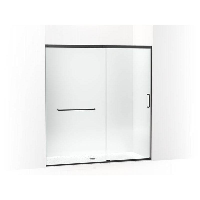 Kohler Elate™ Tall Sliding shower door, 75-1/2'' H x 68-1/4 - 71-5/8'' W, with heavy 5/16'' thick Crystal Clear glass