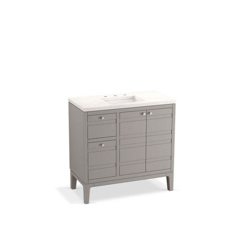 Kohler Helst™ 36'' bathroom vanity cabinet with sink and quartz top
