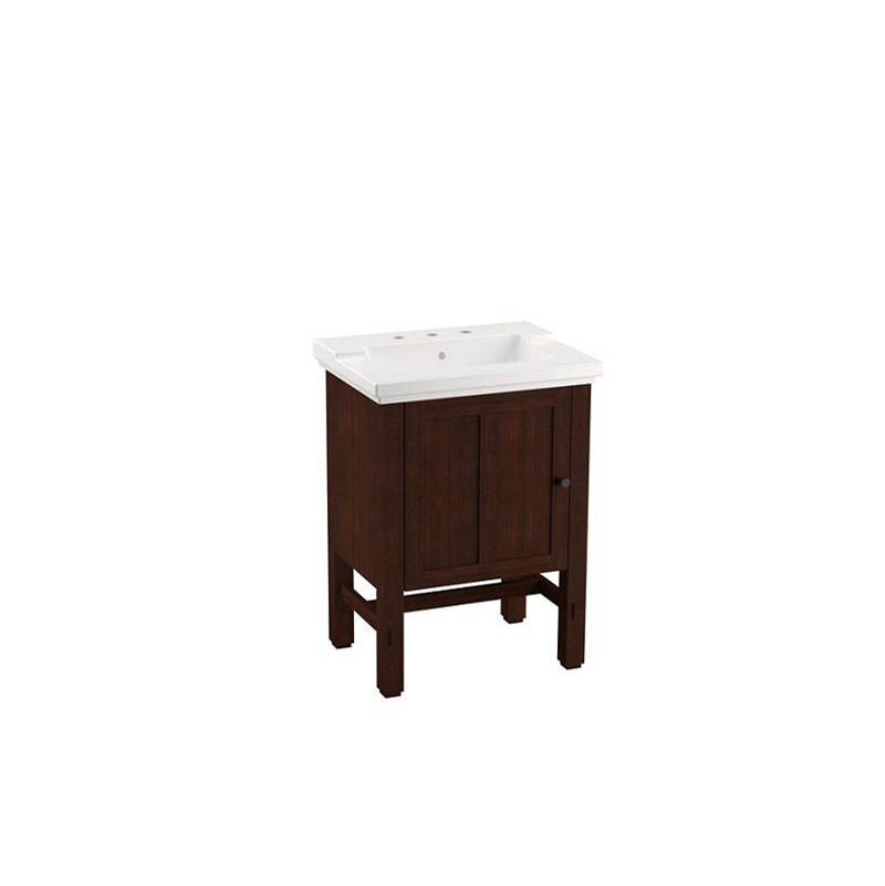 Kohler Tresham® 24'' bathroom vanity cabinet with sink and quartz top