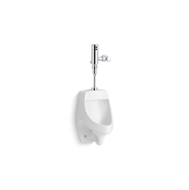 Kohler Dexter™ Antimicrobial urinal with Mach® Tripoint® touchless DC 0.5 gpf flushometer