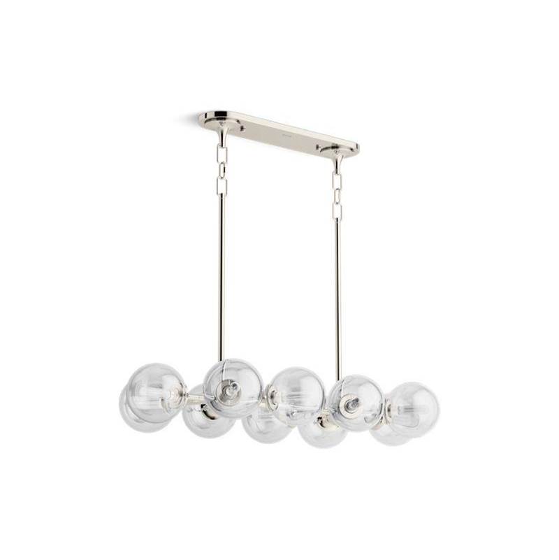Kohler Bellera™ 38'' ten-light linear chandelier