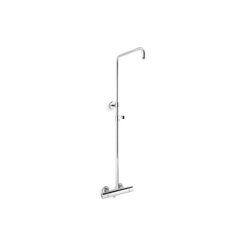Kohler Occasion™ Two-Way exposed thermostatic valve and shower column kit