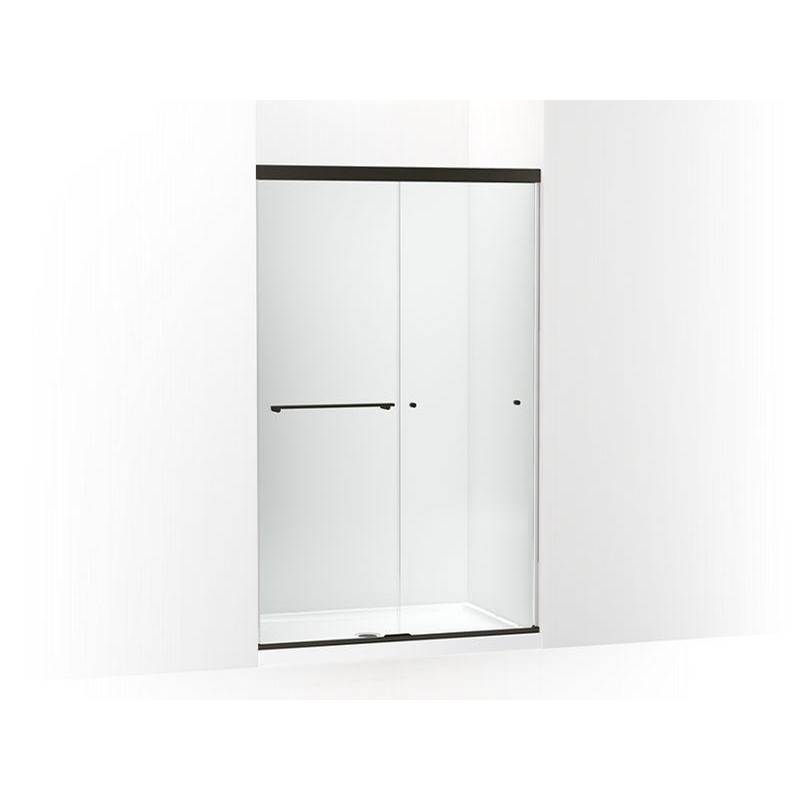 Kohler Revel® Sliding shower door, 76'' H x 44-5/8 - 47-5/8'' W, with 5/16'' thick Crystal Clear glass
