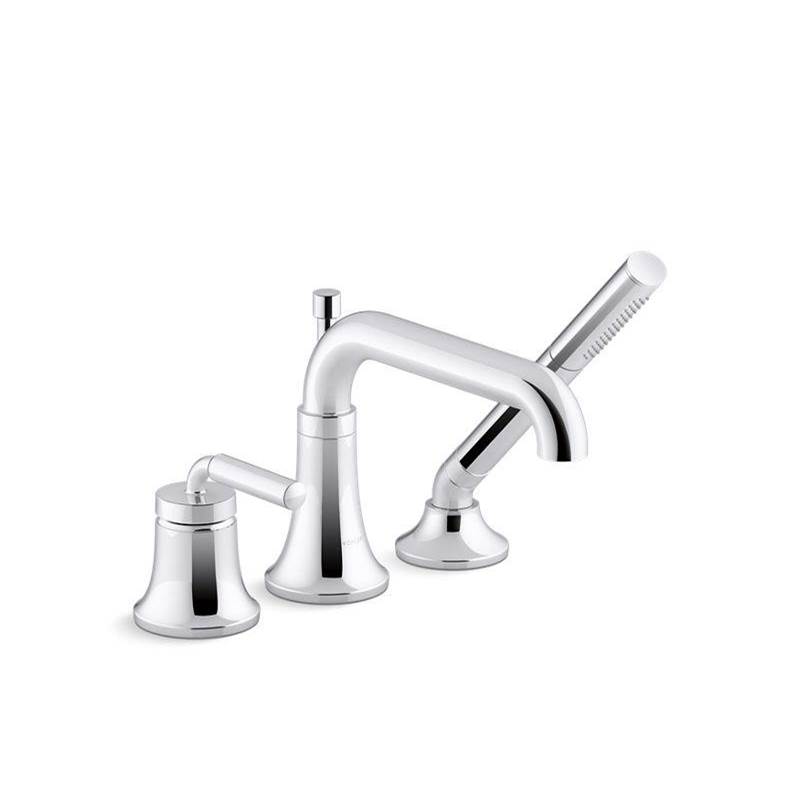 Kohler Tone™ Deck-mount bath faucet with handshower