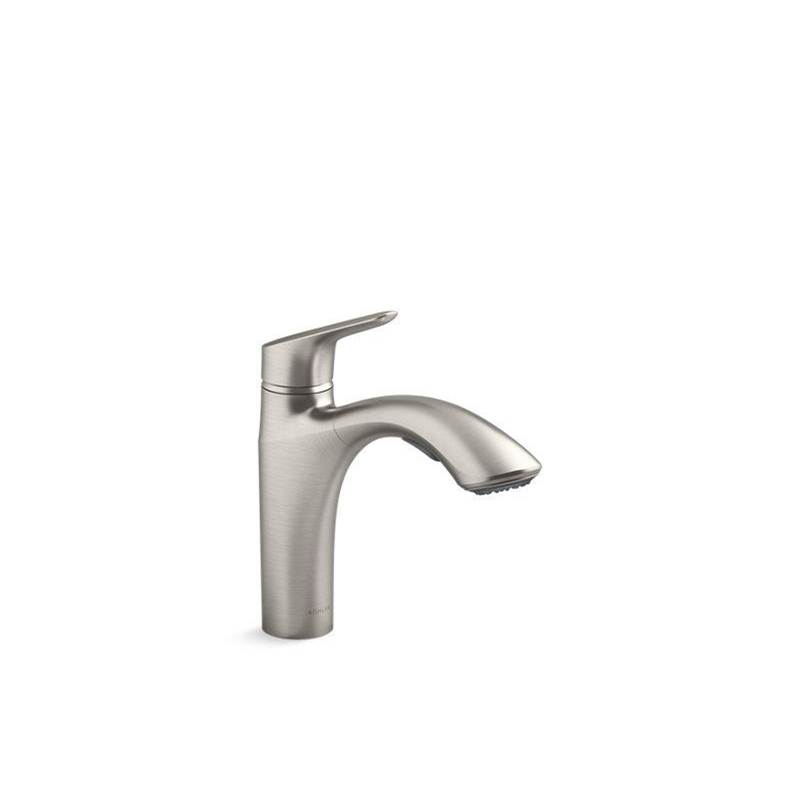 Kohler Rival™ Pull-out kitchen sink faucet with two-function sprayhead