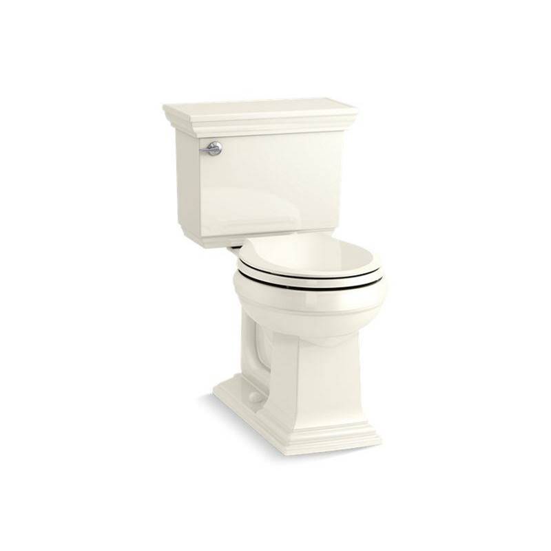 Kohler Memoirs® Stately ContinuousClean ST two-piece round-front toilet, 1.28 gpf