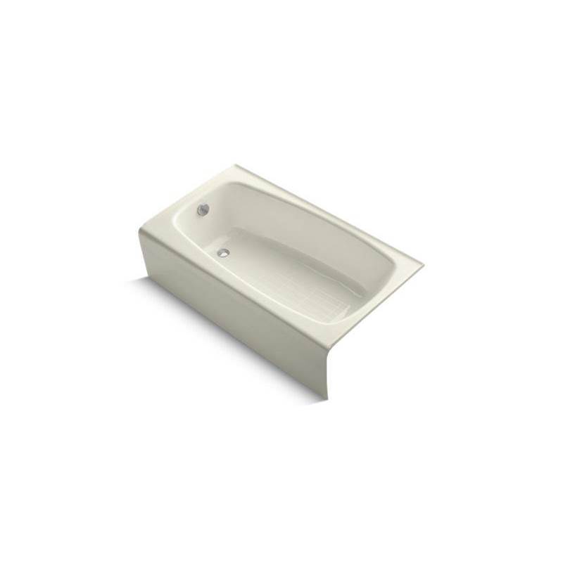 Kohler Seaforth™ 54'' x 30-1/4'' alcove bath with left-hand drain