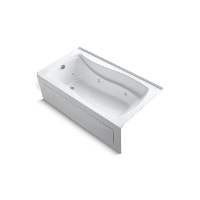 Kohler Mariposa® 66'' x 36'' alcove whirlpool with integral apron and left-hand drain