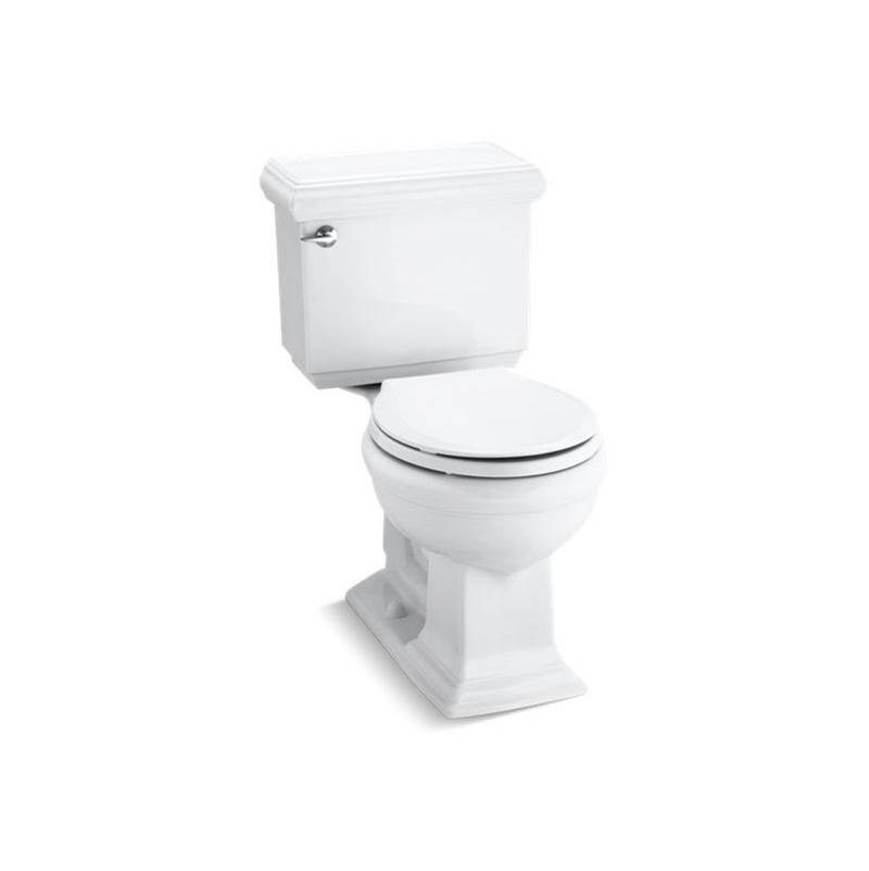 Kohler Memoirs® Classic Two-piece round-front 1.28 gpf chair height toilet with insulated tank