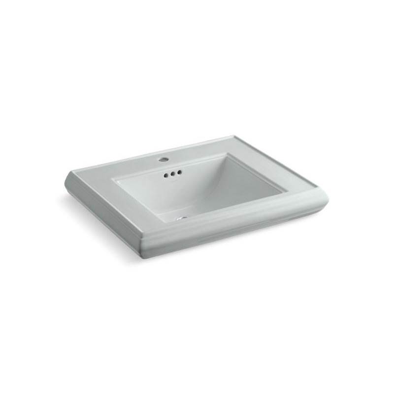 Kohler Memoirs® Pedestal/console table bathroom sink basin with single faucet-hole drilling