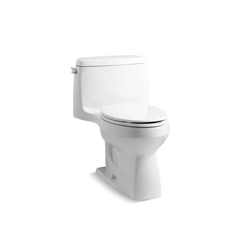 Kohler Santa Rosa™ One-piece compact elongated 1.6 gpf chair height toilet with slow-close seat