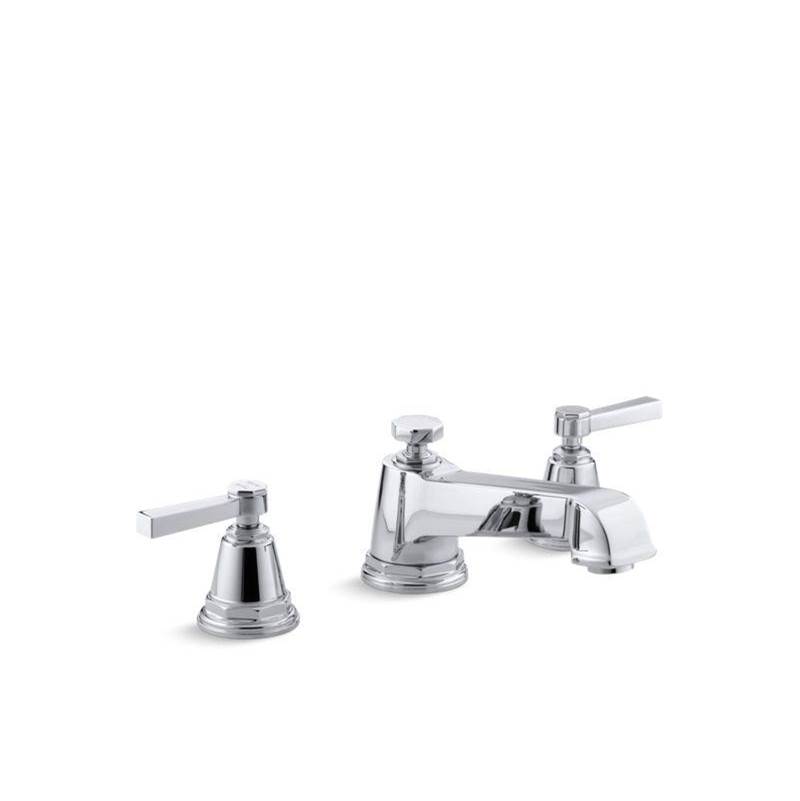 Kohler Pinstripe® Pure Deck-mount bath faucet trim with lever handles