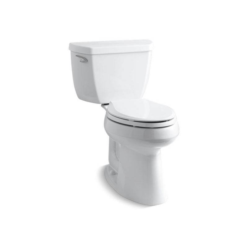 Kohler Highline® Classic Two-piece elongated 1.28 gpf chair height toilet with 10'' rough-in