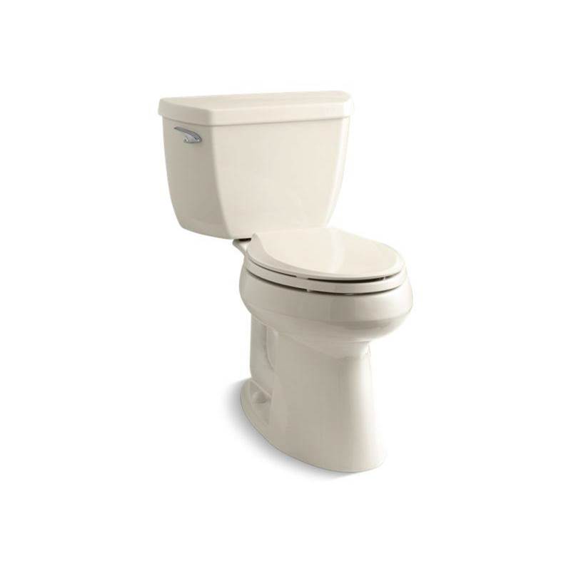 Kohler Highline® Classic Two-piece elongated 1.28 gpf chair height toilet with 10'' rough-in