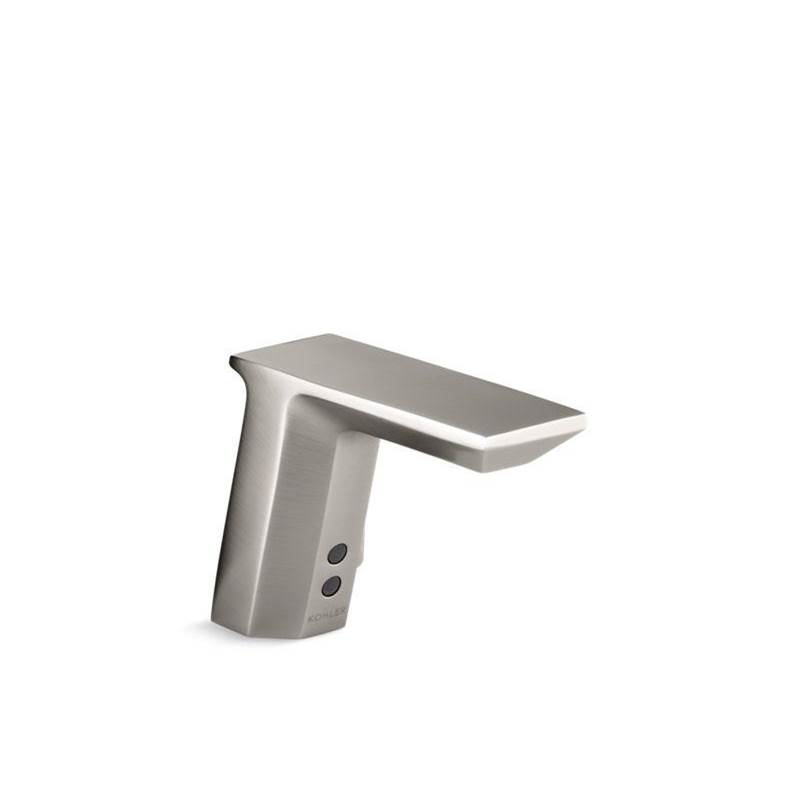 Kohler Geometric Touchless single-hole lavatory sink faucet with Insight™ sensor technology and temperature mixer, HES-powered, 0.5 gpm
