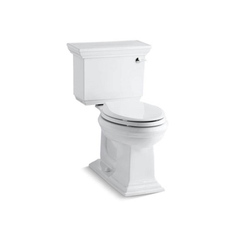 Kohler Memoirs® Stately Two-piece elongated 1.28 gpf chair height toilet with right-hand trip lever