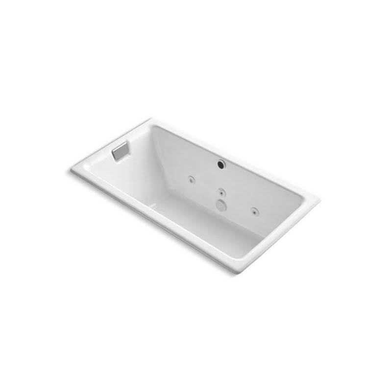 Kohler Tea-for-two 66-in X 36-in Alcove Whirlpool Bath With Right Drain