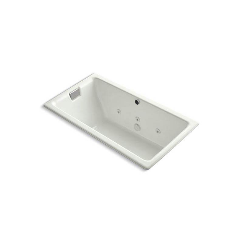 Kohler Tea-for-Two® 66'' x 36'' drop-in/undermount whirlpool bath with end drain