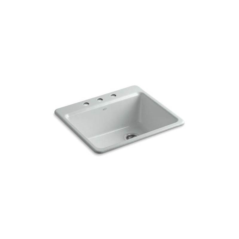 Kohler Riverby® 25'' top-mount single-bowl kitchen sink