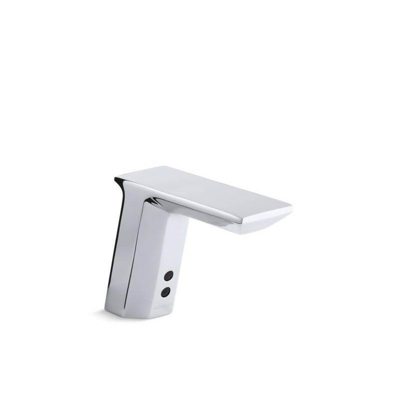 Kohler Geometric Touchless single-hole lavatory sink faucet with Insight™ sensor technology, AC-powered, 0.5 gpm