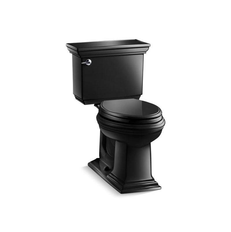 Kohler Memoirs® Stately Comfort Height® Two-piece elongated 1.28 gpf chair height toilet with insulated tank