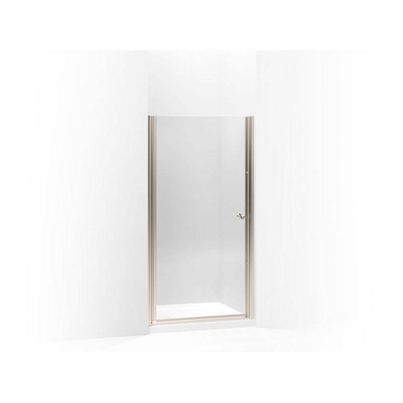 Kohler Fluence® Pivot shower door, 65-1/2'' H x 35 - 36-1/2'' W, with 1/4'' thick Crystal Clear glass